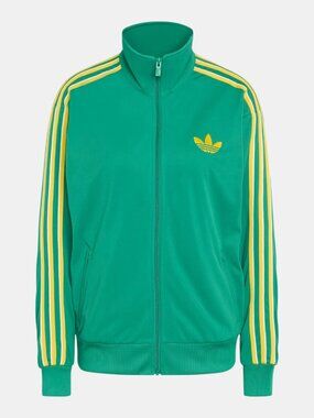 NWT ADIDAS ORIGINALS FIREBIRD TRACK TOP LOOSE ZIP JACKET GREEN YELLOW KD7987